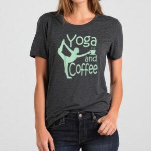 Maroutee Yoga And Coffee T-Shirt